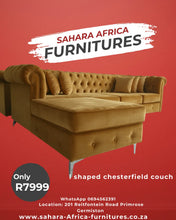 Load image into Gallery viewer, Bestseller L shaped chesterfield R7999 Sahara Africa Furnitures