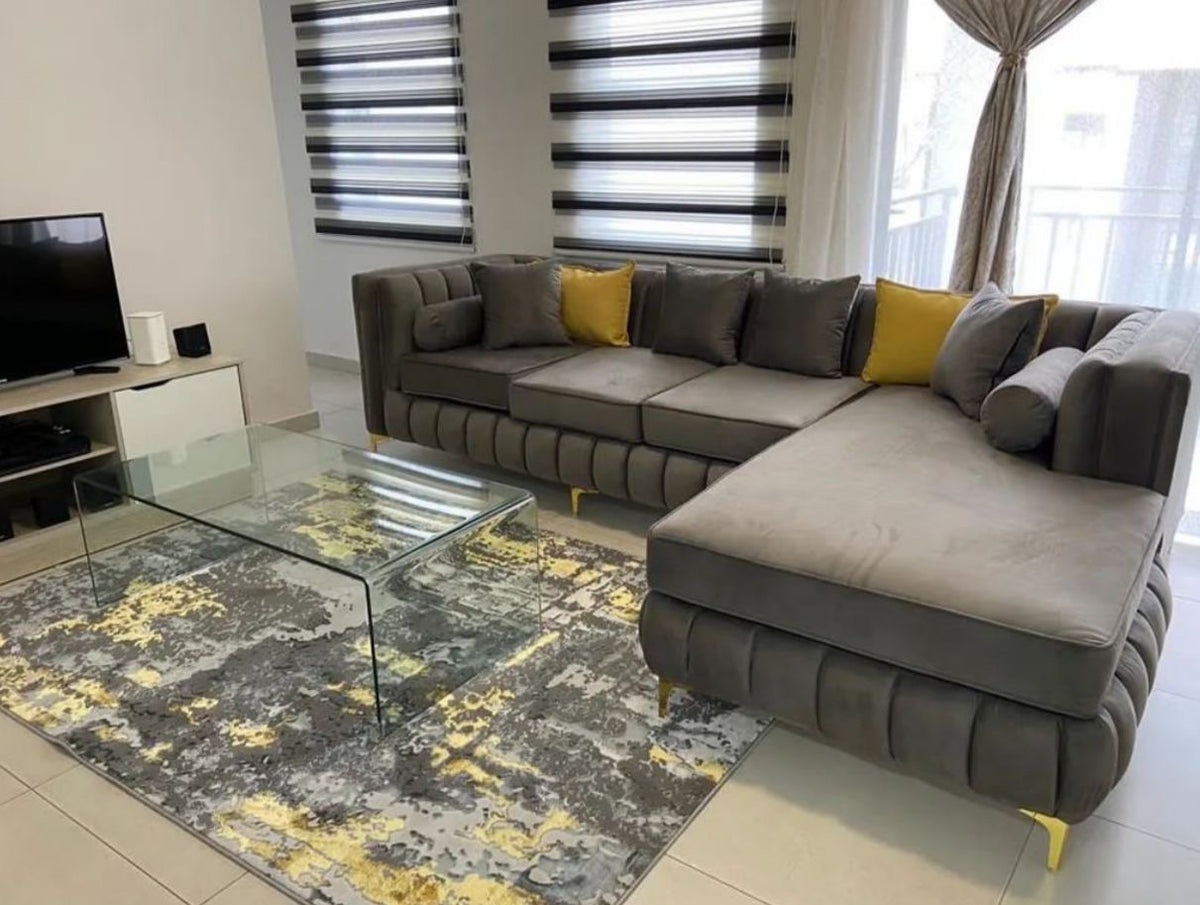 Chanel Couch plus ottoman 🔥Hot Deal🔥 Sahara Africa Furnitures