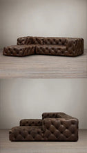 Load image into Gallery viewer, Pure Leather Full Buttoned chesterfield