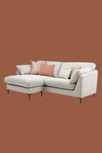 Load image into Gallery viewer, Bachelor L shape Boucle couch