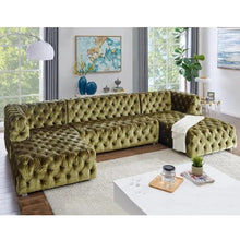 Load image into Gallery viewer, Cannes full buttoned U shaped couch