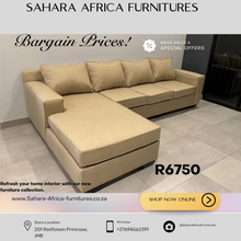 Load image into Gallery viewer, Lester Fabric L shaped couch