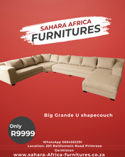 Load image into Gallery viewer, Grande Big U shape couch