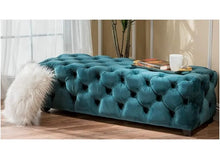 Load image into Gallery viewer, Bed Side Full buttoned Ottoman