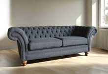 Load image into Gallery viewer, Boucle Two seater chesterfield couch