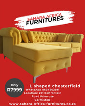 Load image into Gallery viewer, L shaped Chesterfield Bestseller R7999 Sahara Africa Furnitures