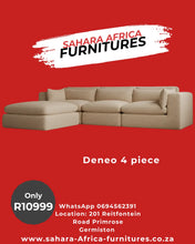 Load image into Gallery viewer, Deneo Boucle 4 piece sectional couch Sahara Africa Furnitures