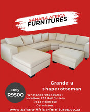 Load image into Gallery viewer, Classic Grande U Shaped couch R9500 Sahara Africa Furnitures