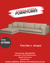 Load image into Gallery viewer, Florida L shaped couch Sahara Africa Furnitures