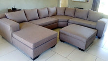 Load image into Gallery viewer, Classic Grande U Shaped couch R9500 Sahara Africa Furnitures