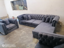 Load image into Gallery viewer, 🔥HOT DEALS🔥 Best Seller L shaped Chesterfield + 2 Brandon chairs