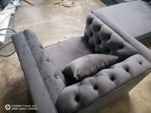 Load image into Gallery viewer, 🔥HOT DEALS🔥 Best Seller L shaped Chesterfield + 2 Brandon chairs Sahara Africa Furnitures