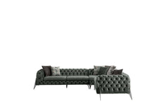 Load image into Gallery viewer, Big Full buttoned Chesterfield Corner couch š„HOT SALEš„