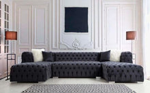 Load image into Gallery viewer, Cannes full buttoned U shaped couch