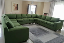 Load image into Gallery viewer, 11 Seater Big U shape Couch Sahara Africa Furnitures