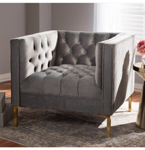 Load image into Gallery viewer, Brandon 1 seater chesterfield chair