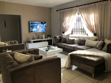 Load image into Gallery viewer, 🔥HOT DEALS🔥 Best Seller L shaped Chesterfield + 2 Brandon chairs Sahara Africa Furnitures