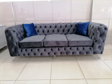 Load image into Gallery viewer, Three Seater Full buttoned