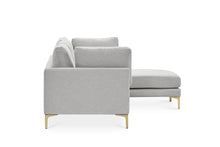 Load image into Gallery viewer, Velvet L shaped Couch