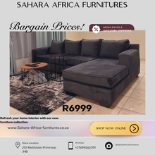 Load image into Gallery viewer, Velvet Lester L-shaped couch
