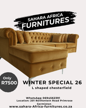 Load image into Gallery viewer, L shaped Chesterfield Bestseller R7500
