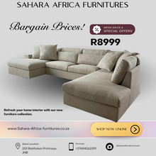 Load image into Gallery viewer, Miami U shaped couch R8999
