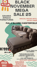 Load image into Gallery viewer, Full Buttoned Chesterfield 3m x 1.8m
