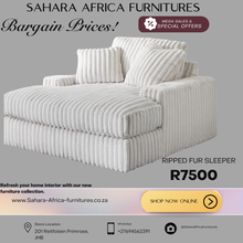 Load image into Gallery viewer, Ripped Fur velvet Sleeper Couch
