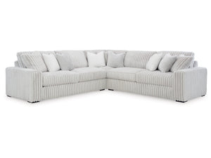 Ripped Fur velvet Corner Couch