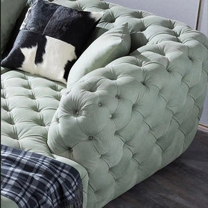 Perry Full Buttoned L shape chesterfield