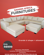 Load image into Gallery viewer, Classic Grande U Shaped couch R8500
