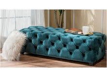 Load image into Gallery viewer, Bed Side Full buttoned Ottoman
