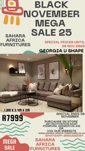 Load image into Gallery viewer, Georgio U shaped couch
