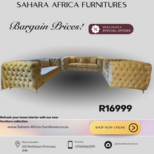 Load image into Gallery viewer, Full buttoned Chesterfield set
