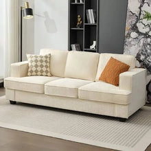 Load image into Gallery viewer, Three seater boucle couch Sahara Africa Furnitures
