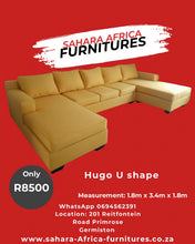 Load image into Gallery viewer, Hugo U shape couch Sahara Africa Furnitures
