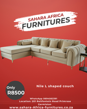 Load image into Gallery viewer, Nile L shaped couch
