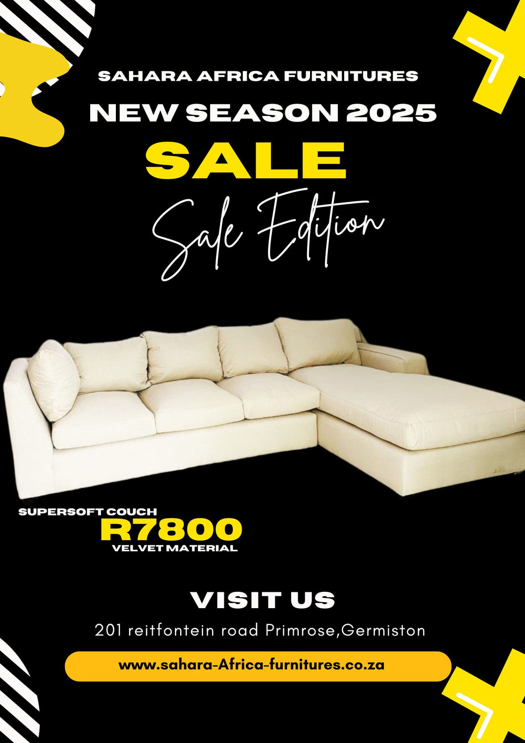 Super Soft Miami L shaped Couch