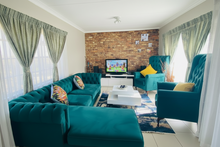 Load image into Gallery viewer, Big L shape Chesterfield + 2 Wingbacks Combo
