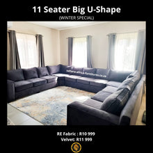 Load image into Gallery viewer, 11 Seater Big U shape Couch
