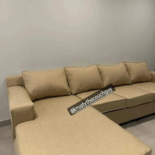 Load image into Gallery viewer, Lester Fabric L shaped couch
