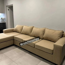 Load image into Gallery viewer, Lester Fabric L shaped couch
