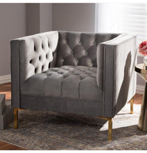 Load image into Gallery viewer, Brandon 1 seater chesterfield chair
