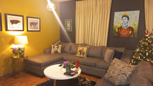 Load image into Gallery viewer, Lester Fabric L shaped couch

