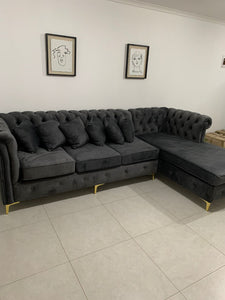 Bestseller L shaped chesterfield