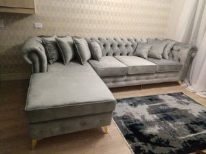 Bestseller L shaped chesterfield