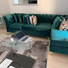Load image into Gallery viewer, Bestseller L shaped chesterfield
