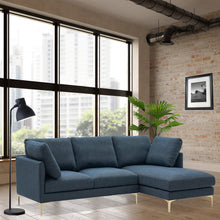 Load image into Gallery viewer, Velvet L shaped Couch
